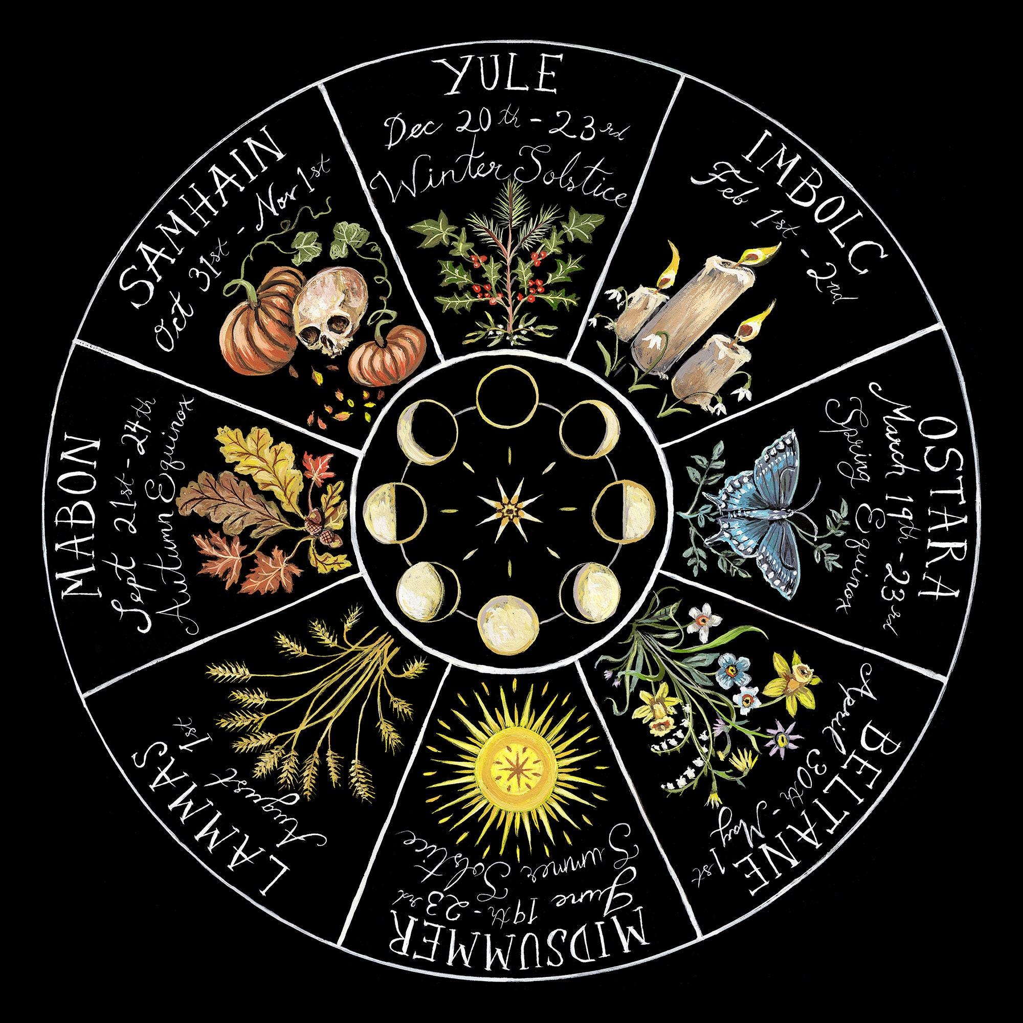 Celebrate the Seasons: A Cheerful Guide to the Wiccan Wheel of the Year and Its Magical Festivals